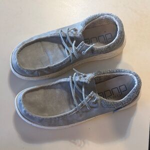 Hey Dude Light Gray Slip-On Shoes